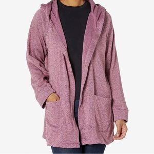 L.L. Bean NWT Women’s Lightweight Sweater Fleece Hoodie Sz.L fits like XL